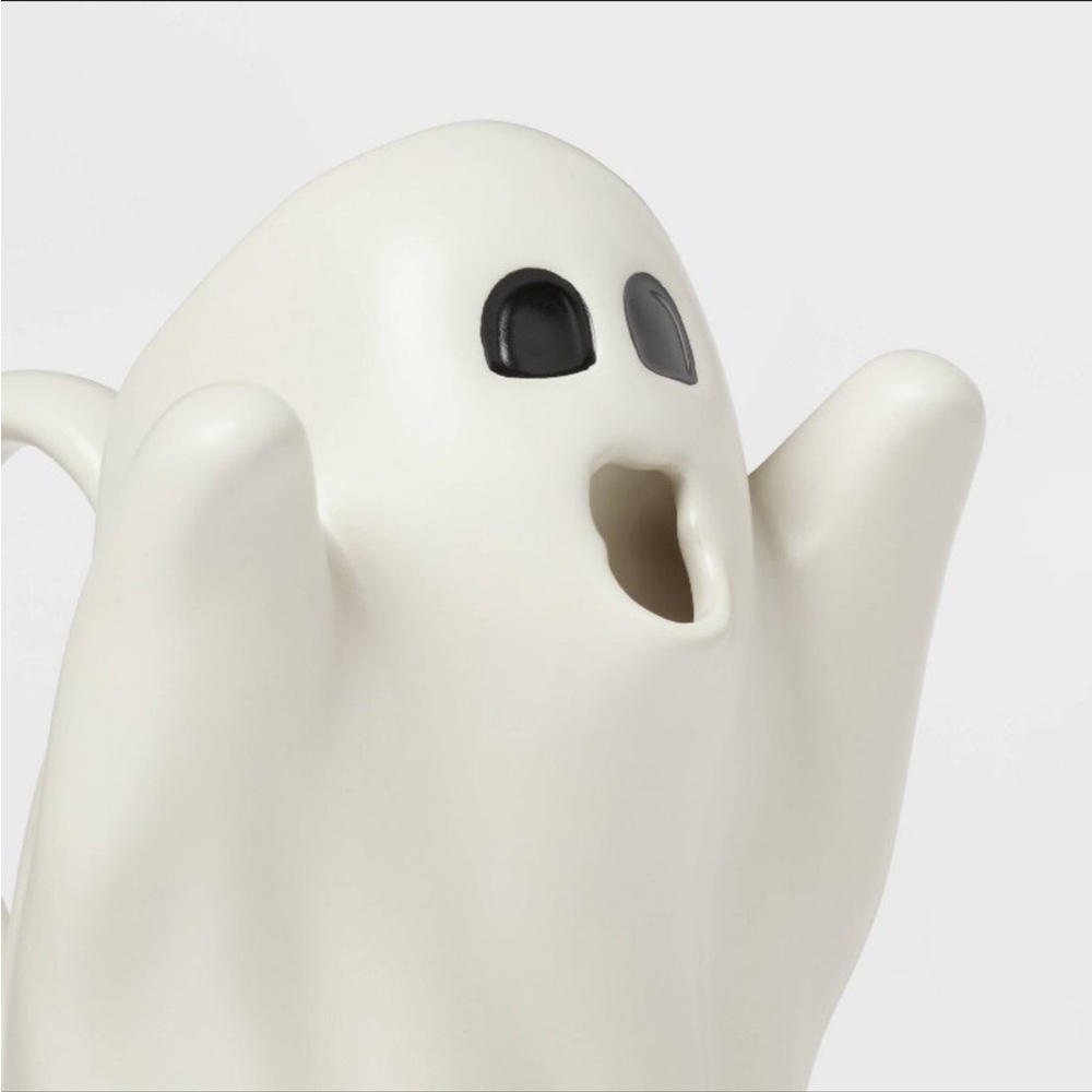 Halloween Ghost Stoneware Pitcher Beverage Server - Threshold™ LAST ONE - Picture 3 of 7